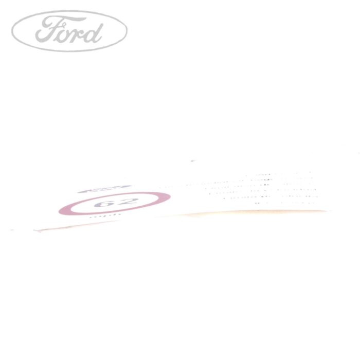 FORD 4531033	DECAL: Ford Transit MK 7 Transit MK6 Speed Limiter Decal - Image 3